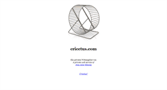 Desktop Screenshot of cricetus.com